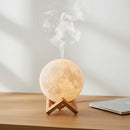 Umidificador de Ar Grande Lua Luminária 3D