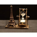 Decoração ampulheta / Torre Eiffel / Cabine telefonica