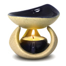 Aromatizador Cerâmico com Suporte Curvo | Elegância Artesanal no Seu Ambiente