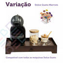 Bandeja Cantinho do Café com Gaveta 40 Cápsulas