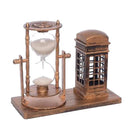 Decoração ampulheta / Torre Eiffel / Cabine telefonica