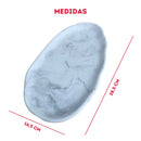 Bandeja Decorativa Oval Cimento Marmorizada 28x16 cm