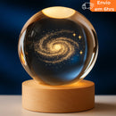 Luminária de Mesa para quarto Aconchegante | Bola de Cristal Decoração Globo Terrestre  Luxo